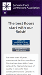 Mobile Screenshot of concretefloors.ca